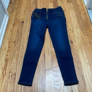 Dark blue skinny jeans